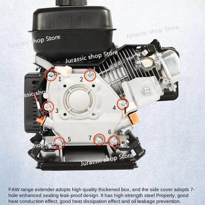 

Dc 48V 60V 72V Electric Vehicle Range Extender Low Noise Generator for Four Wheels Portable Generator 4Kw 5Kw 6Kw