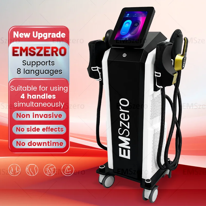 Emszero Machines 15 Tesla Professional 6500w NEO Body Slimming Muscle EMS Electromagnetic Stimulate Buttock Toning