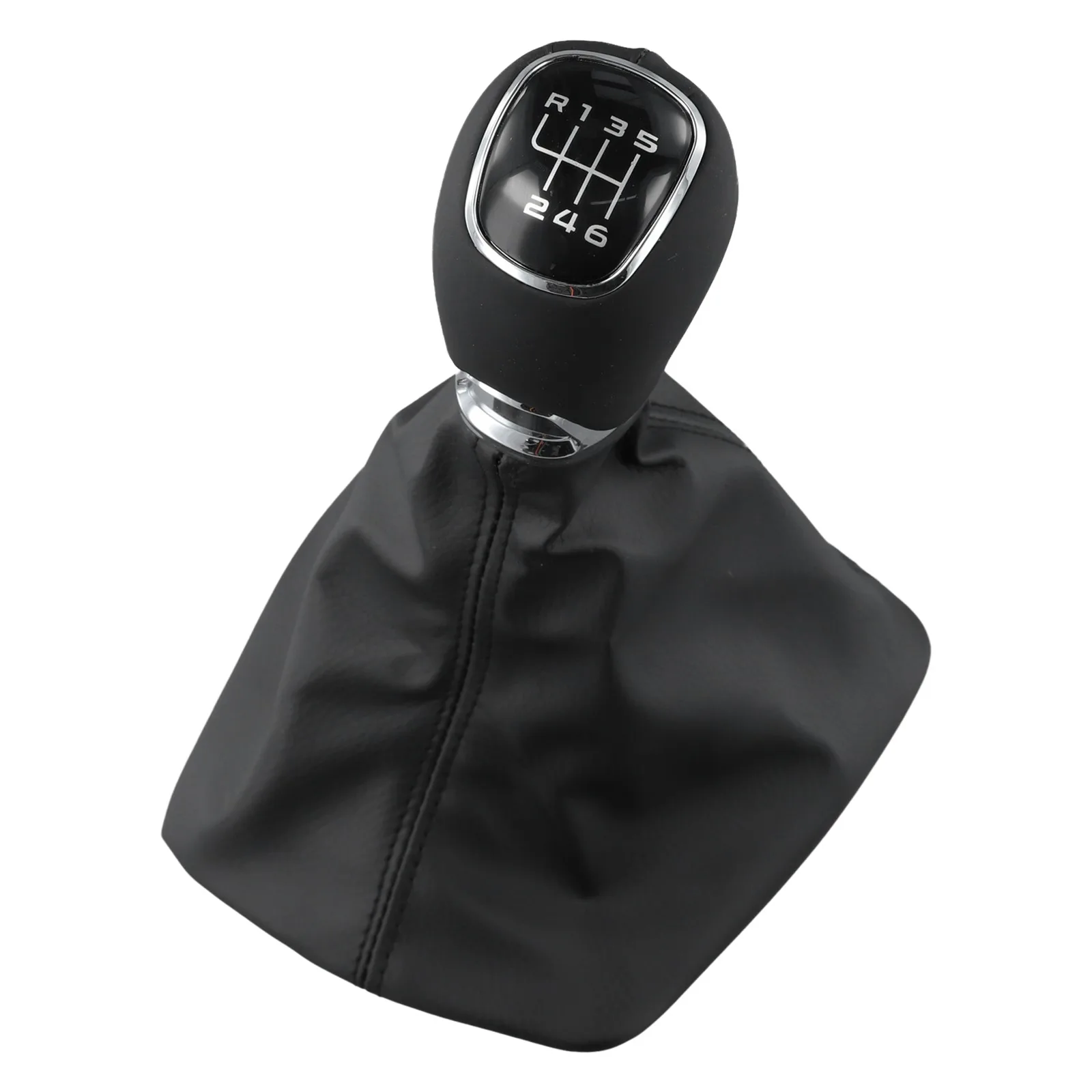 

Модернизация салона автомобиля, кожаная ручка переключения передач, прямая замена, как показано на рисунке, черная хромированная отделка для Combi 1Z5