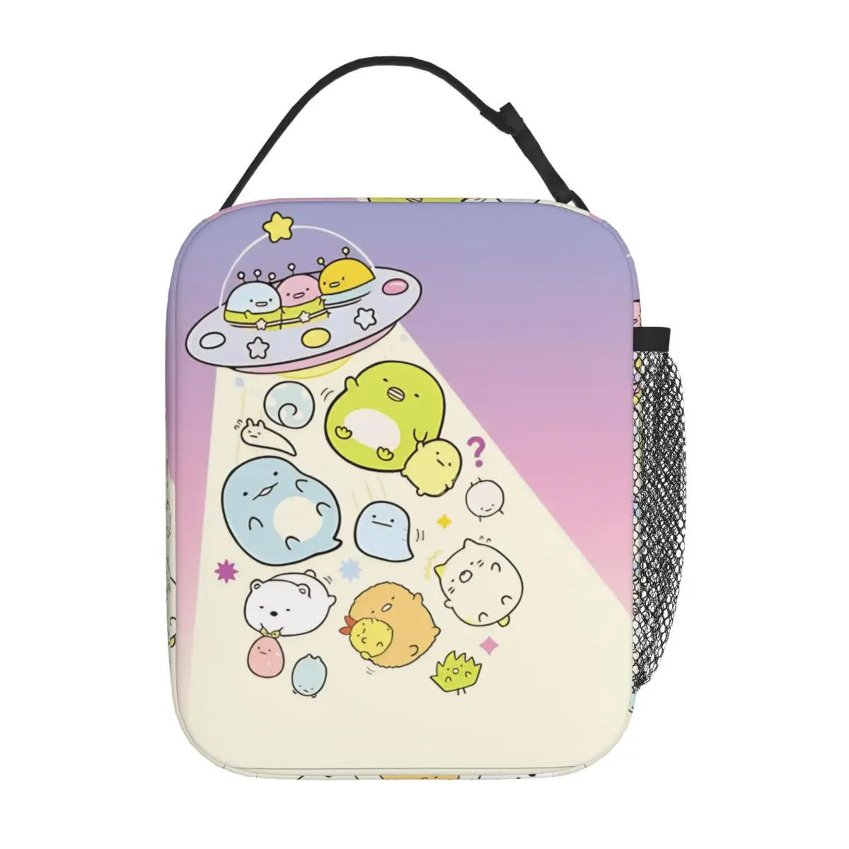 

Sumikko Gurashi- Alien Invasion Insulated Lunch Bags Portable Reusable Cooler Bag Tote Lunch Box Beach Picnic Bento Pouch
