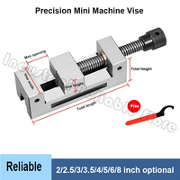 Precision Mini Machine Vise Press vise QGG50 Vise 2 Inch 2“ Lathe For Surface Grinding Vise For Drilling Machine Manual Vise