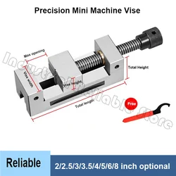Precision Mini Machine Vise Press vise QGG50 Vise 2 Inch 2“ Lathe For Surface Grinding Vise For Drilling Machine Manual Vise