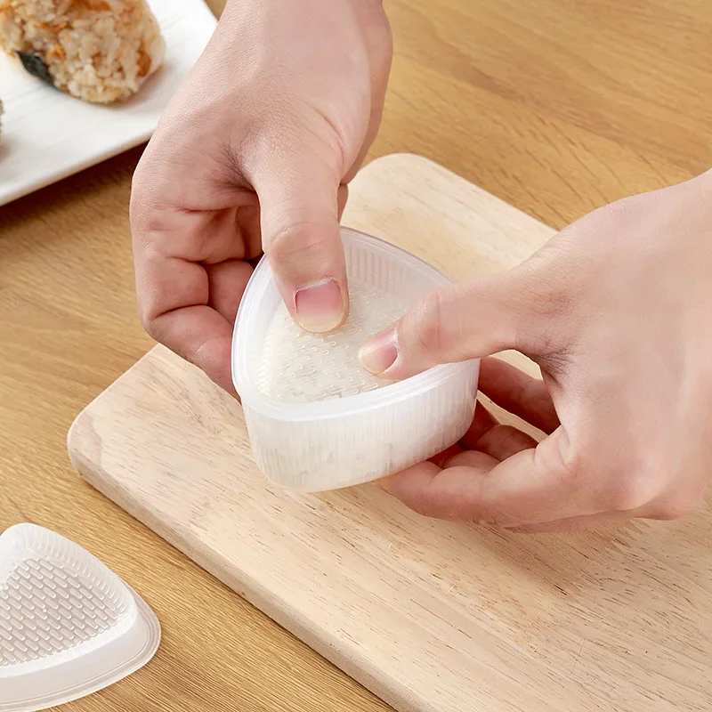 2/5pcs Plastic DIY Sushi Mold Onigiri Triangular Rice Ball Food Press Mould Sushi Maker Tool Kimbap Bento Kitchen Accessories