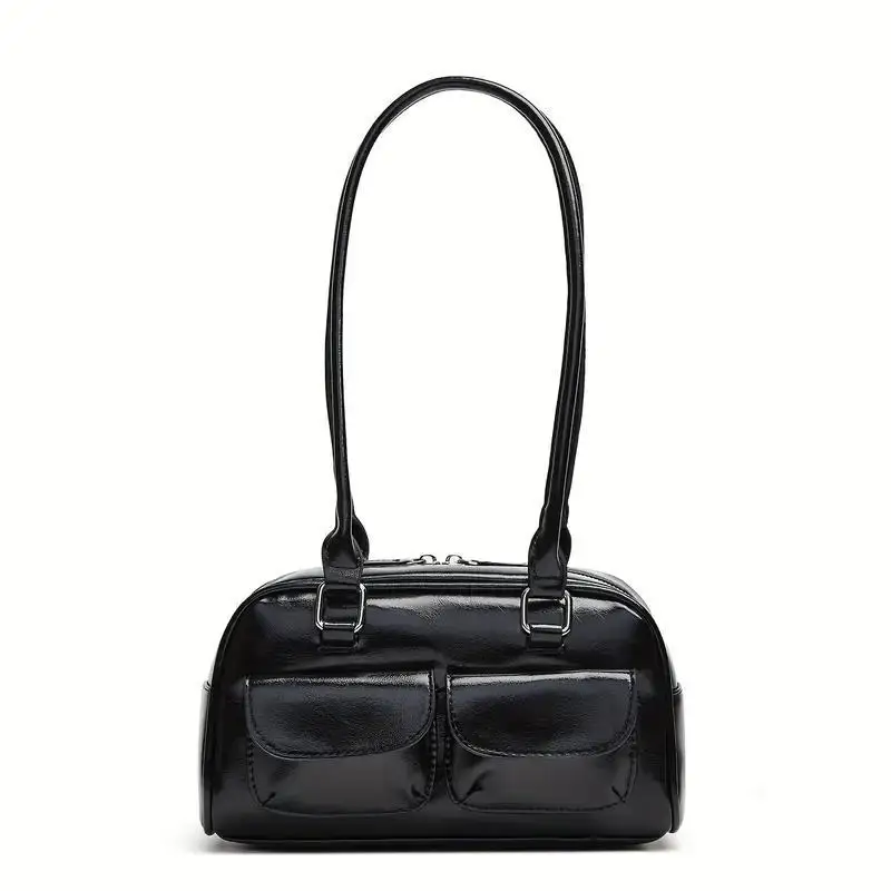 جديد السيدات تخفيف حمل حقيبة المرأة الأعمال حقائب كتف بولي Leather جلد الإناث تحت الإبط حقيبة كبيرة حقائب اليد المحفظة #3