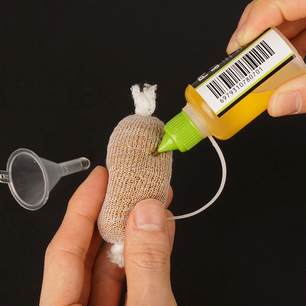 Hirisi Komplettes PVA-Köderherstellungs-Set mit Netz, Nachfüllflasche, Trichter, Karpfenangeln PVA-Köderwerkzeug, Boilie-Köderzubehör – Detail 10