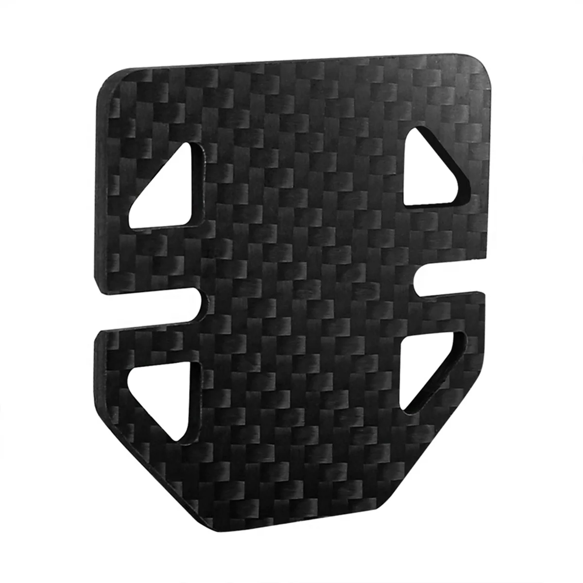 Carbon Fiber Short Card Electric Adjustable Fixing Plate for Traxxas Slash 4x4 RC Car Upgrade Parts