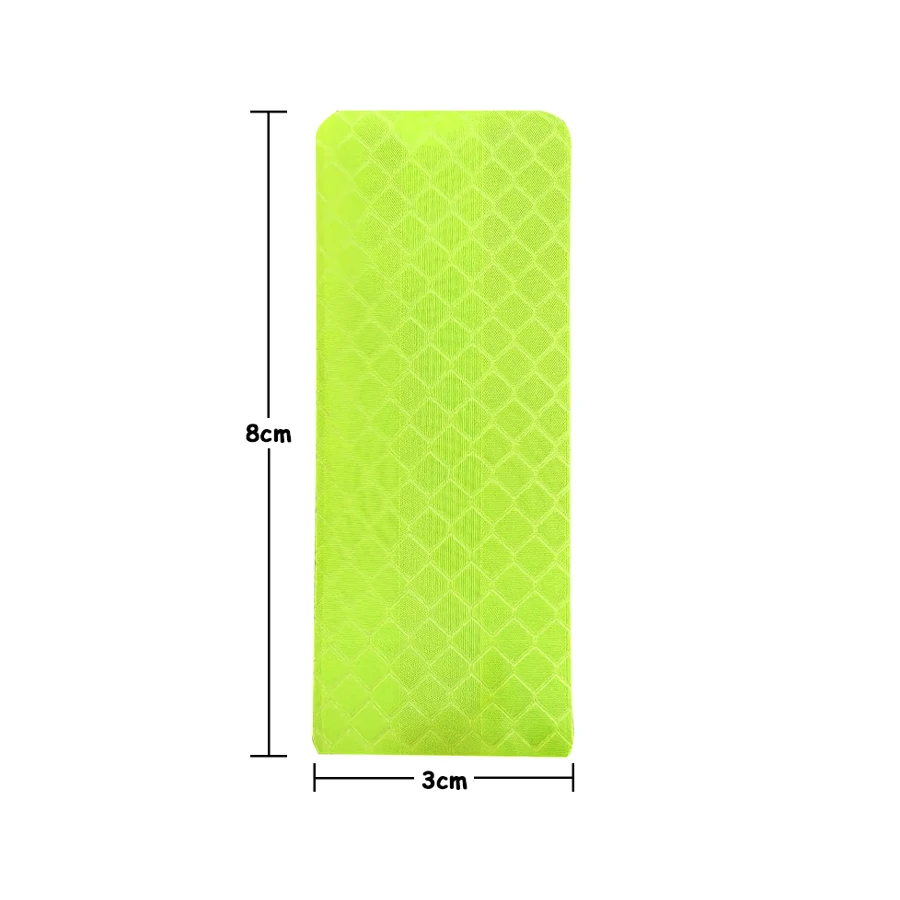 

Car night reflective stickers PET warning anti-collision waterproof luminous stickers Diamond level road traffic safety 5pcs