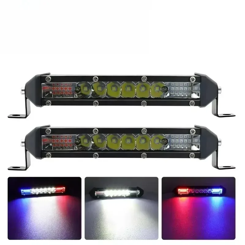 

2pcs for Flood Spot Light Tractor Truck Off Road ATV UTV UAZ 7 Inch 12V 24V Led Work Light Driving Fog Lamp Led Light Bar