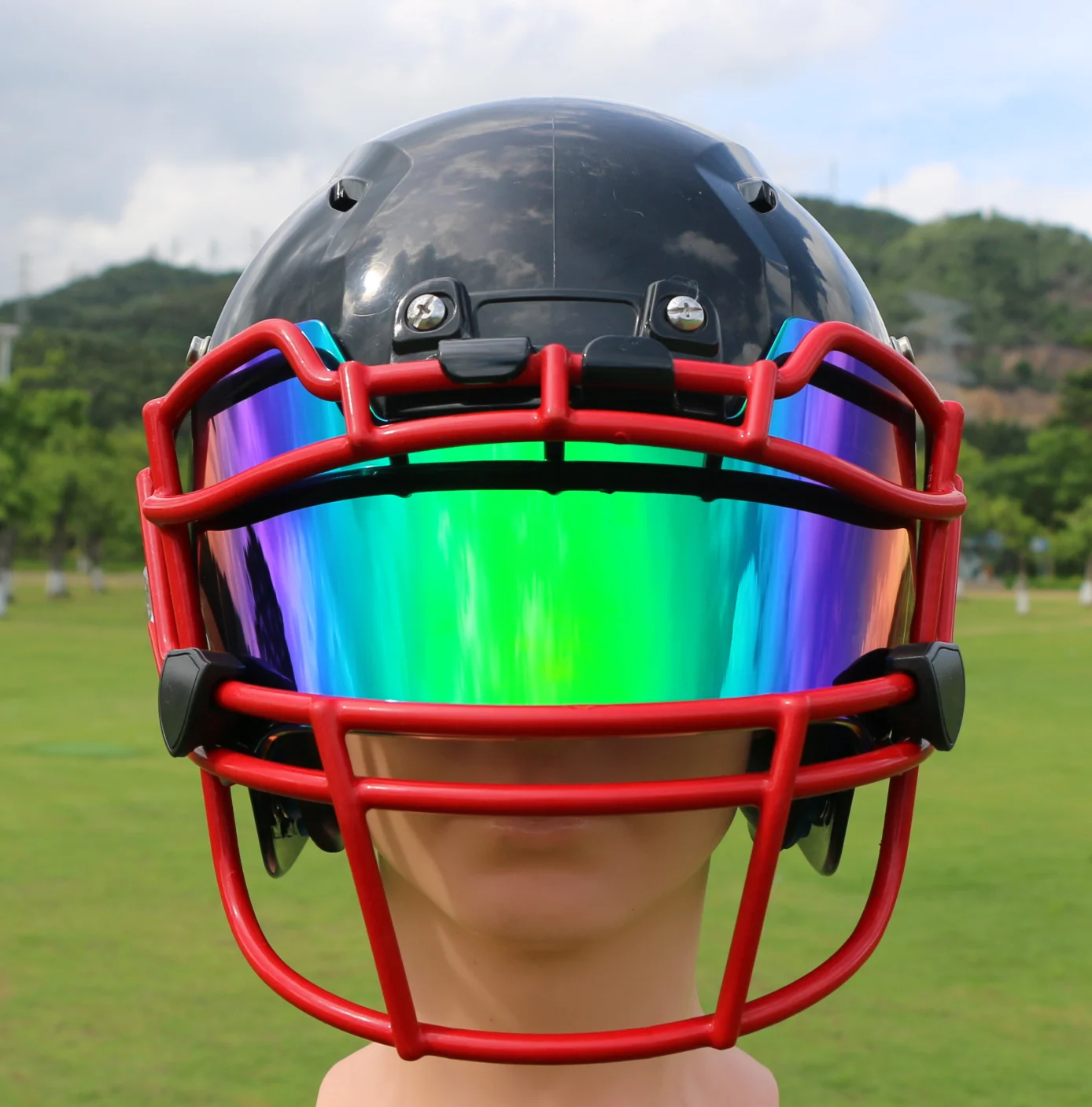 cheap visors football helmets Football Visor Flat Lens Technology Fits Adult & Youth Football Helmets  Universal Anti-fog Eye Shield Visors