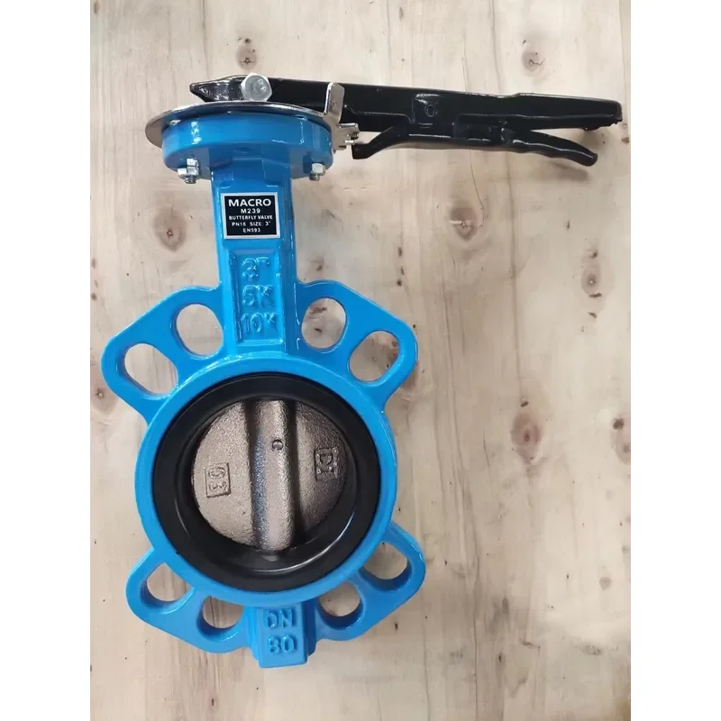 Ductile iron flake butterfly valve manual water valve custom size price list