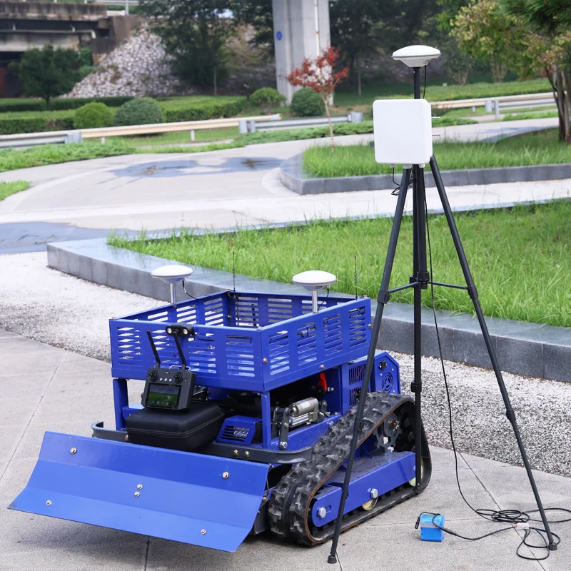 جزازة العشب الآلية المخصصة بنظام تحديد المواقع العالمي (GPS) - ماكينة تشذيب العشب اللاسلكية الذكية RC لصيانة الفناء