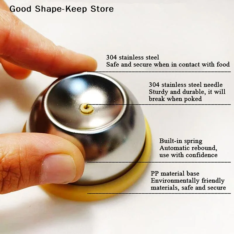 dailyEgg Piercer   Kitchen Eggshell Punch Tool for Easy Hard Boiled Egg Peeling Breakfast AccessoryDaily products