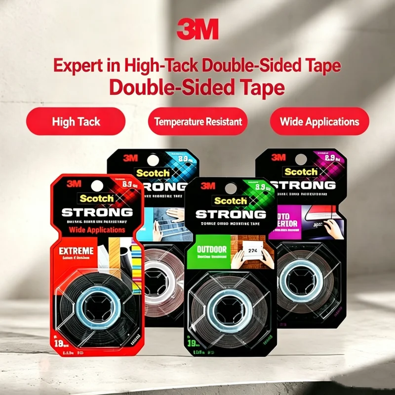 3M Multifunctional Double-sided Adhesive Tape Strong Waterproof & Moisture-Proof Outdoor Use Tape for Automotive & Household