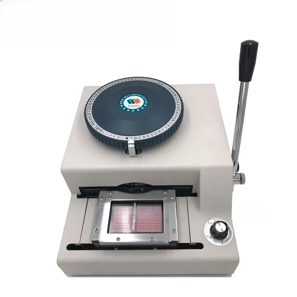 

Best Selling Plastic PVC ID Card Embosser Machine for Embossing Letters and Numbers