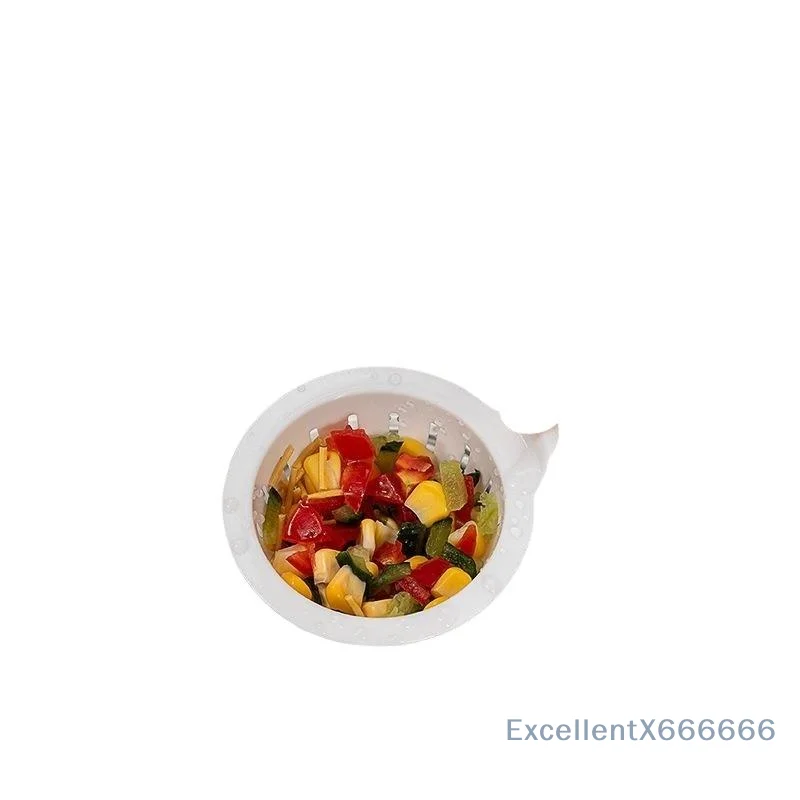 1pcs Drain Basket With Handle Kitchen Sink Strainer Food Slag Strainer Drain Trap Convenient Creative Kitchen Supplies