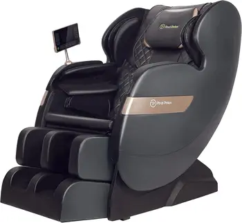 Image 2024 Massage Chair of Dual-core S Track, Full Body Massage Recliner of Zero Gravity with APP Control, Black and Gray