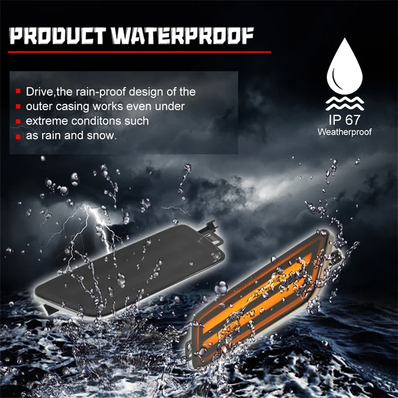 Auto LED Parafango Anteriore Indicatore Laterale Indicatori di direzione Luci di Parcheggio Luci di Liquidazione Per Porsche Macan Tipo 95B 2014-2024 12V