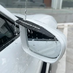 Car Rearview Mirror Rain Eyebrow Protector Rain Cover Sun Visor Shade For Subaru Forester SH SJ SK 2009-2021 Auto Accessories