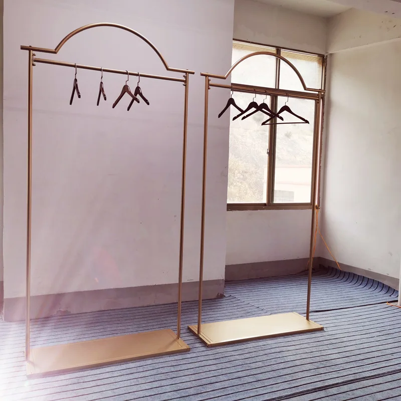 Wedding dress shelf, high-end display stand, Internet celebrity store dress, tail support, floor skirt, photo studio hanging