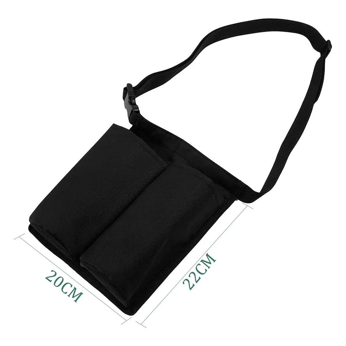 

【New User Coupon】Massage Holster 2 Pocket, Adjustable Massage Lotion Oil Holster Bottle Bag for Therapist