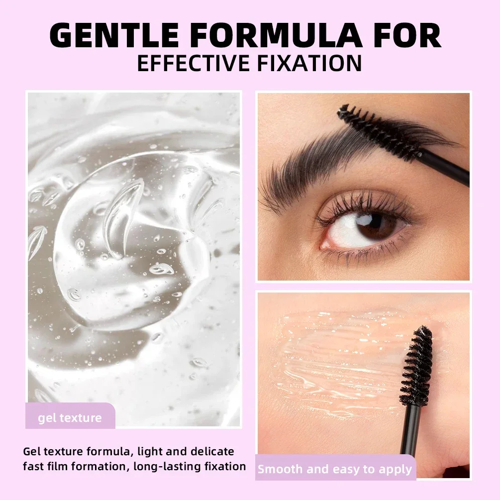 Gel transparente para dar forma a las cejas, pomada de larga duración, secado rápido, cera, maquillaje