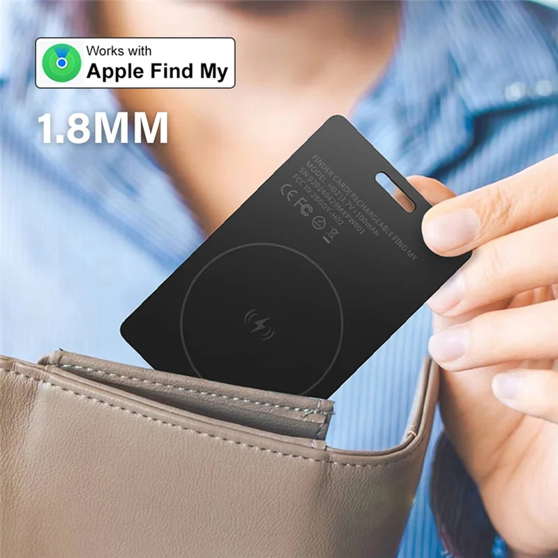

ABSQ-Smart Air Tag GPS трекер сумка для карт кошелек локатор смарт-тег для Find My APP