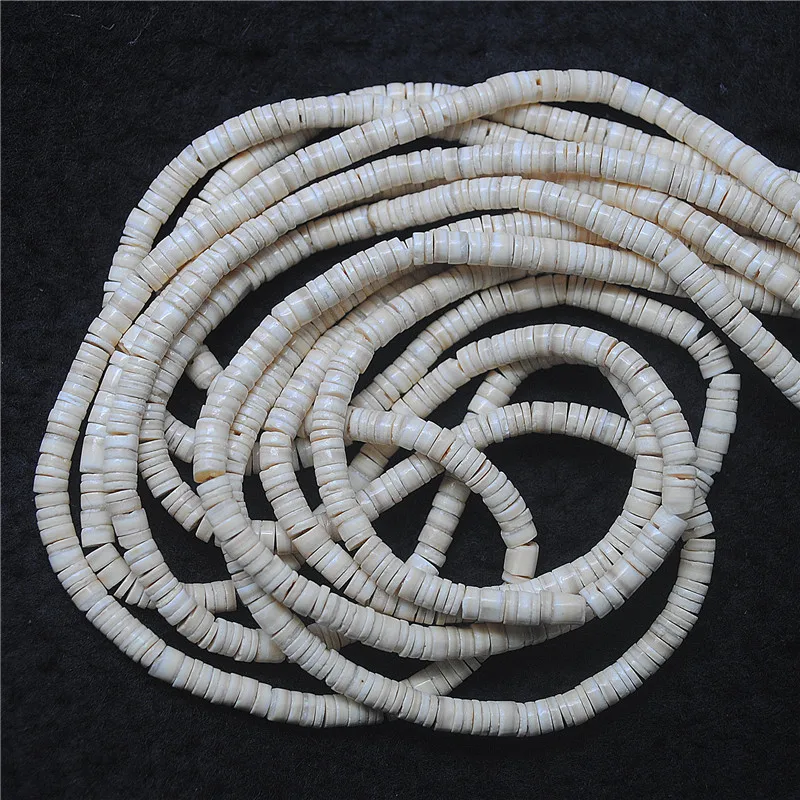 60 سنتيمتر طول رقائق قذيفة الطبيعية سلاسل قطر حجم 5 مللي متر مزيج الألوان DIY بها بنفسك النساء مجوهرات الأزياء صنع النتائج #4