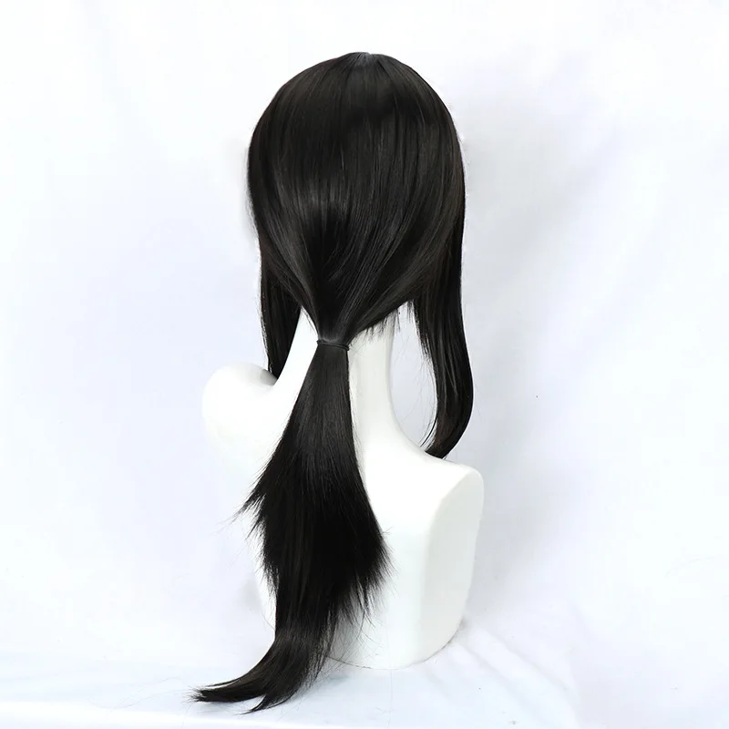 Naruto Uchiha Itachi estilo preto anime peruca cosplay de seda de alta temperatura