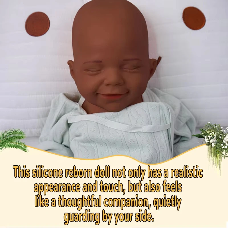 Boneca bebê reborn de silicone de corpo inteiro-45cm 2.7kg ponderada toda em silicone de platina boneca recém-nascida realista boneca de bebê da vida real com c