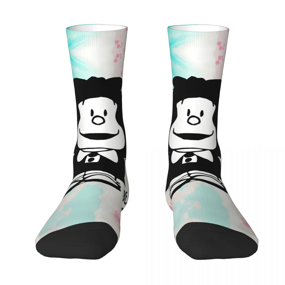 Be Happy Mafalda Kawaii Socks Sports Cartoon Pattern Socks