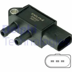 Store code: DPS00020 for the difference pressure sensor GOLF VII 17 PASSAT 15 A3 1316 LEON 13 OCTAVIA 18 SUPERB 15 CFKC CLHB CRBC