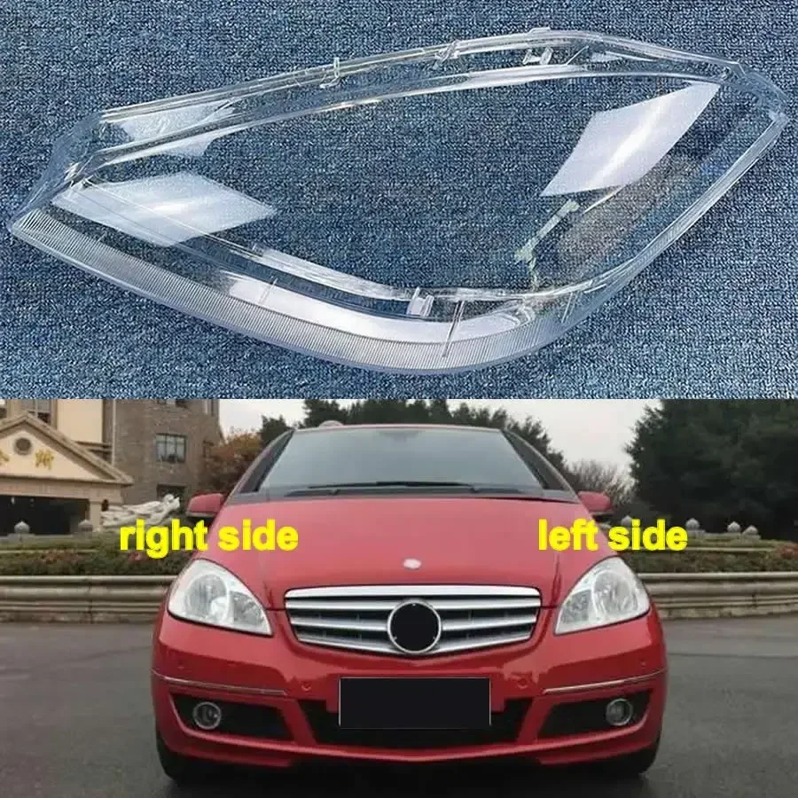 

For Benz W169 A-Class 2009 2010 2011 Car Accessories Headlamp Transparent Lampshade Lamp Shell Headlight Lens Cover Plexiglass