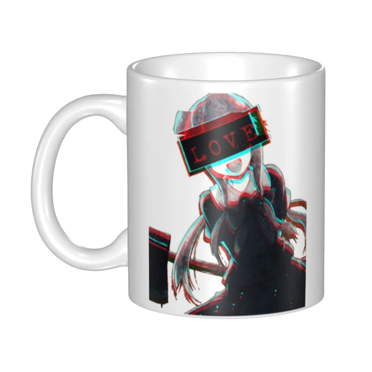 

"Love" Aesthetic Yuno Gasai By Mirai Nikki Mug Funny Ceramic Coffee Cups Tea Mugs Milk Cup Drinkware Gifts for Friends
