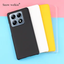 For Xiaomi 14T Pro Luxury Rubberized Matte Hard Plastic Case Cover For Xiaomi 14T Pro 5G Back Phone Cases Cover Coque