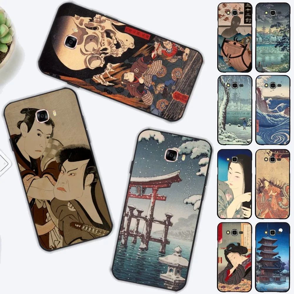 Ukiyo-e Japanese Style Art Phone Case For Samsung J 7 Plus 7core J7 Neo J6 Plus Prime J6 J4 J5 Mobile Cover