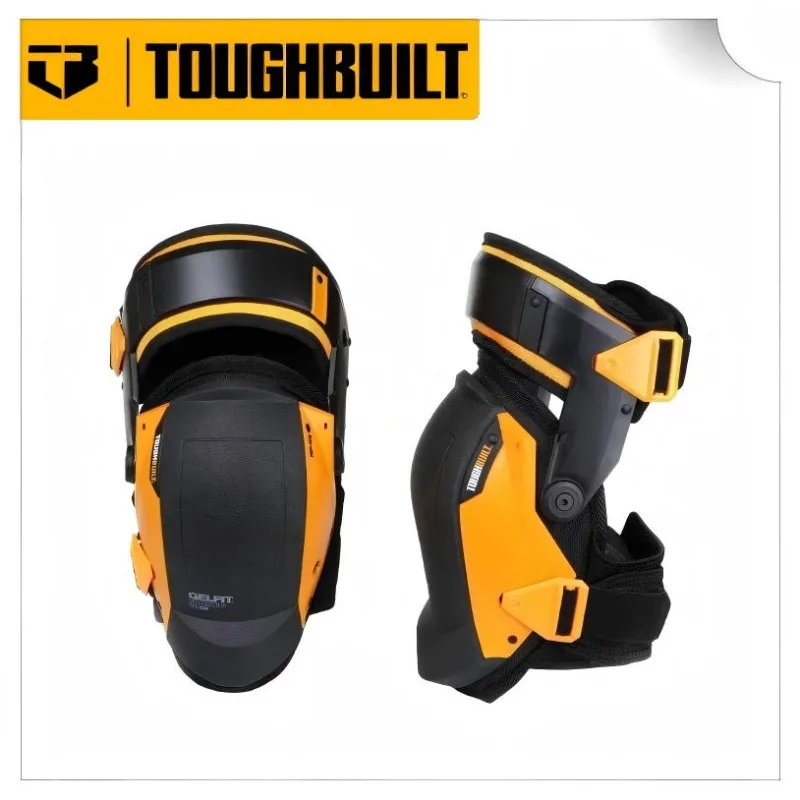TOUGHBUILT TB-KP-G3 Thigh Support Stabilizing Knee Guard Black Deficit Fit™ Fanatic Hand Tool Accessory, Knee Guard Sleeve