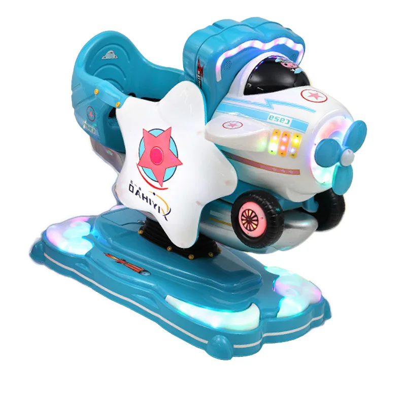 

Новая качающаяся машина Flyer No 1, электрическая качающаяся машина с монетоприемником MP5, детская игрушечная машинка для продажи