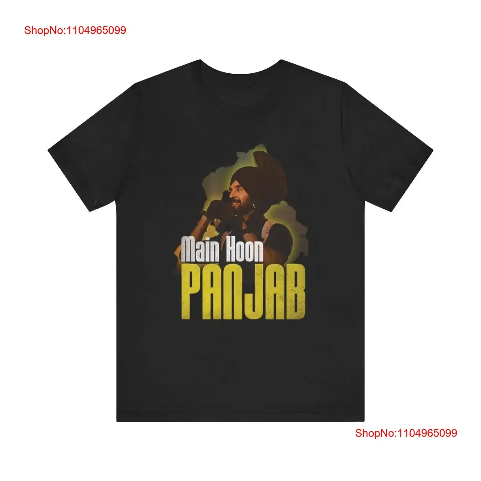 Main Hoon Panjab Diljit Dosanjh inspired T Shirt Desi Punjabi anniversary gift Tour Dilumanati vintage Washed fashion Soft