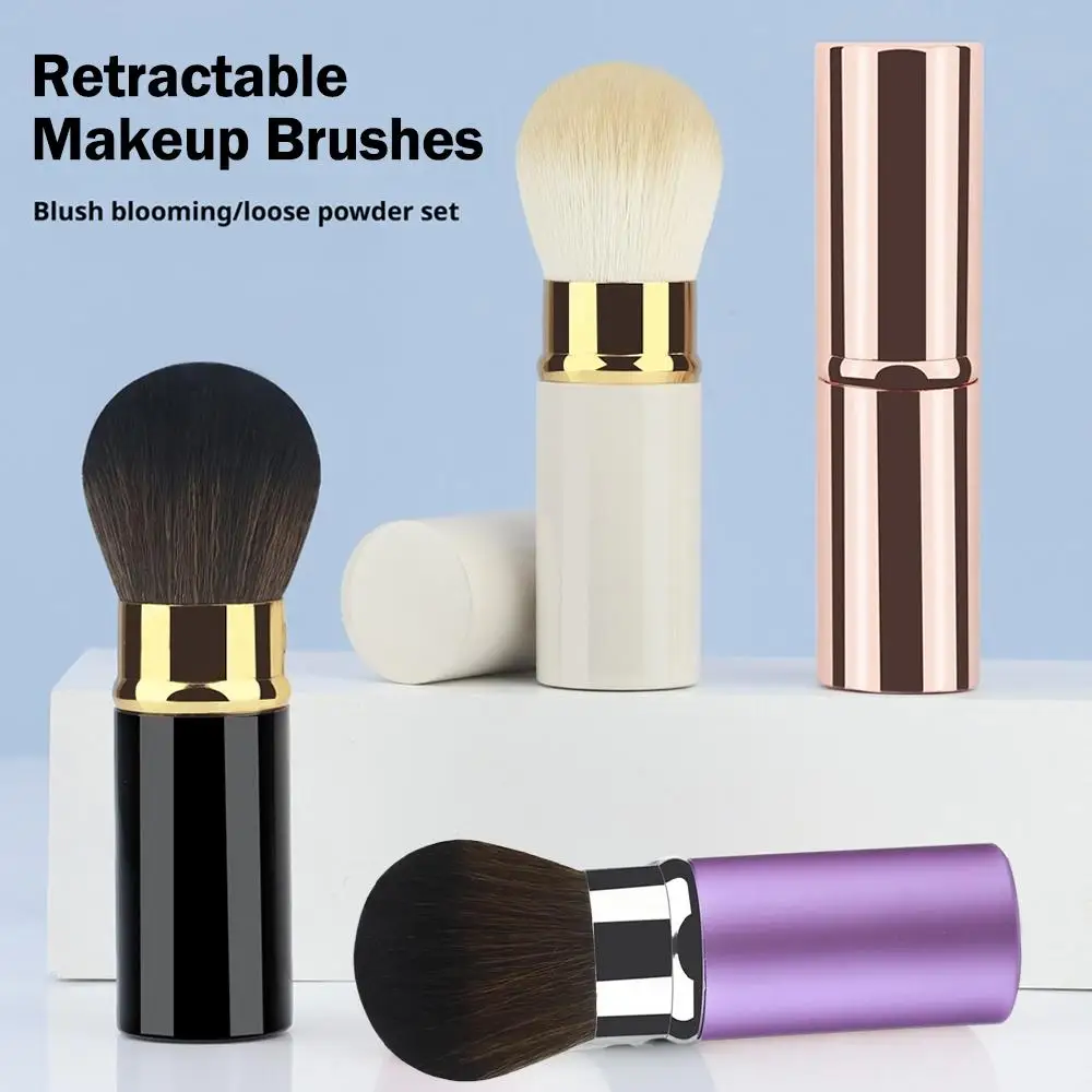 Professional แปรงแต่งหน้า Retractable Blusher Powder Foundation Face คอนซีลเลอร์ Kabuki แปรงแต่งหน้าเครื่องสําอางค์เครื่องมือ