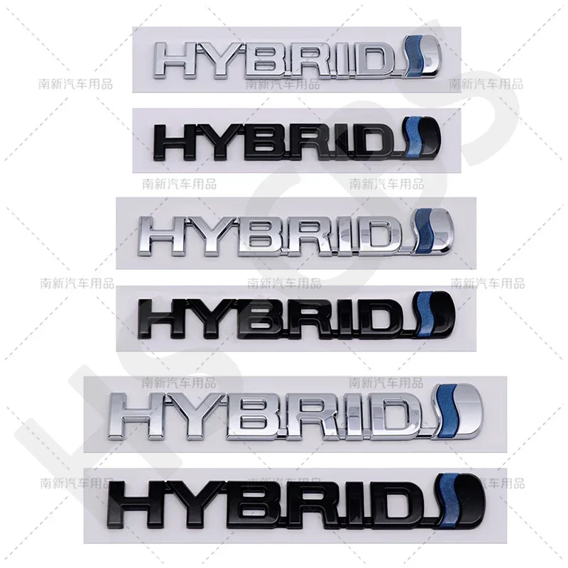 

Original ABS Hybrid Car Sticker Logo Emblem Badge Rear Trunk Decal For Yaris L Highlander Camary Rav4 Corolla Ex Crown Reiz Vios
