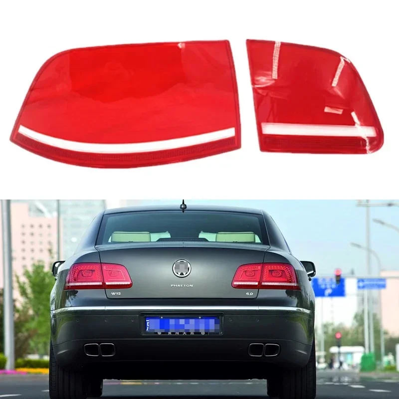 

For Volkswagen Phaeton 2011 2012 2013 2014 2015 Rear Taillight Shell Tail Lamp Cover Brake Light Mask Replace original Lampshade