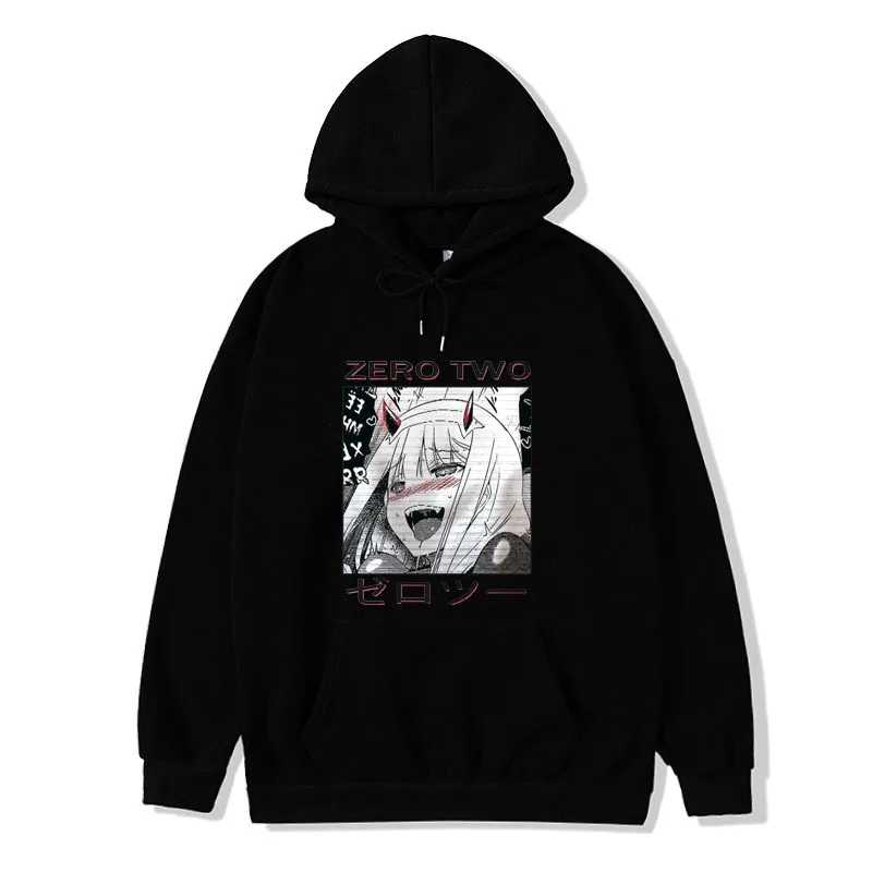 

Anime DARLING In The FRANXX Hoodies Zero Two Cartoon Cute Graphic Sweatshirt Men Women Autumn Harajuku Fashion Popular Hoodie