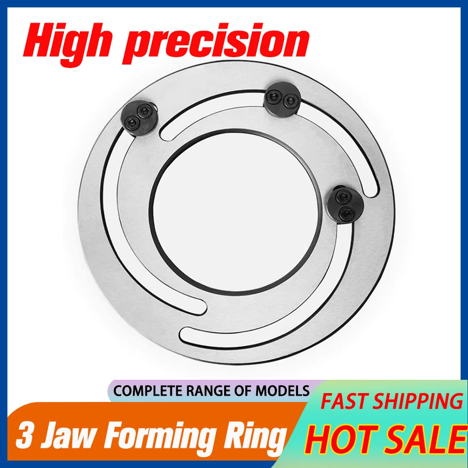 

4/5/6/8/10 Inch Hydraulic 3 Jaw Forming Ring Jaw Repairer Boring Fixture Jaw Device Hydraulic Claw Forming for CNC Lathe Chuck