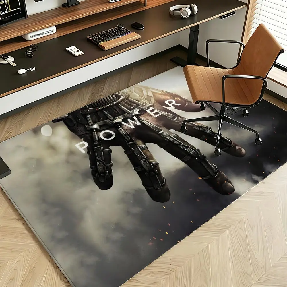 Game A-Advanced W-Warfare Floor Mat Soft Flannel Floor Mat  Suitable for Entryways, Living Rooms, Bedrooms, and Bathrooms