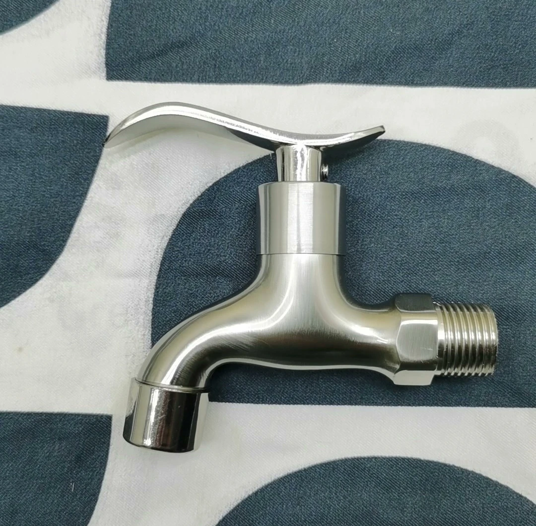 Copper Rose Gold Washing Machine Faucet Single Cooling Automatic Washing Machine Balcony Mop Pool Faucet Lengthened By 4 Points