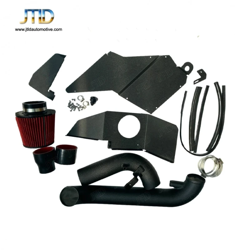 JTLD Performance Exhaust Cold Shield Air Filter Intakes System For VW 1.8TSI 2.0TSI EA888 GEN1EA888.1MK5 GTI Mk6