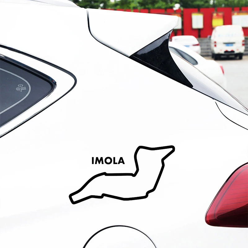 Fashion Imola Map Car Sticker Bumper Windshield Decal Vinyl Decoration Waterproof Motorcycle Skateboard PVC Car Accessories