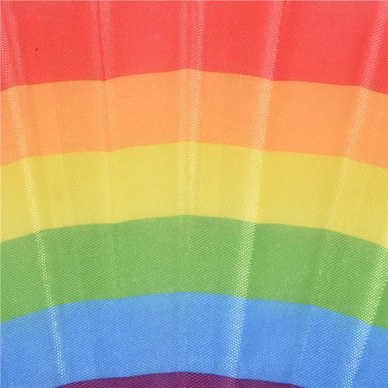 ABNL 10 PCS Rainbow Fan Pride Folding Handheld Fans Rainbow Accessories Decorations Pride Month