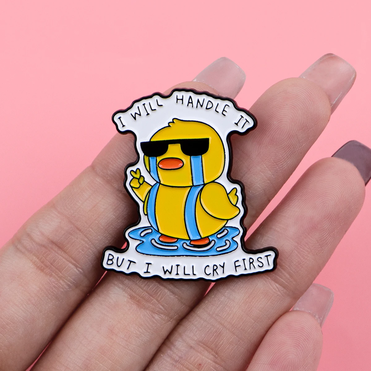 

Милая желтая утка, эмалированные булавки, значок, брошь, рюкзак, сумка, воротник, украшение с лацканами, ювелирные изделия, подарки для друзей