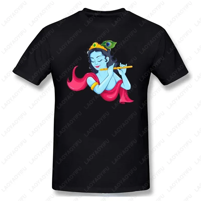 Camiseta de Krishna Hare Krishna para hombre y mujer, camiseta impresionante, ropa de calle de verano, camiseta gráfica de manga corta